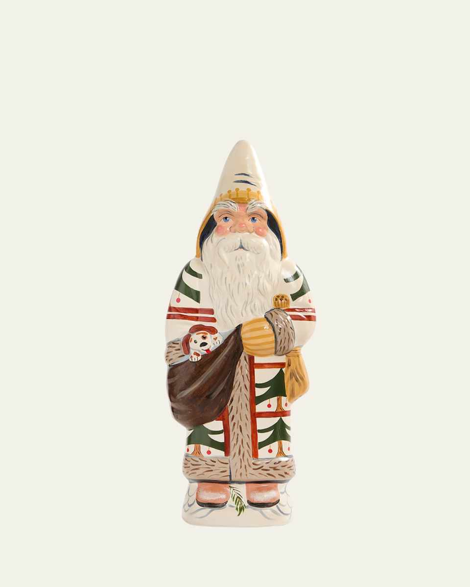 Treat Coat Santa with Dog in Sack